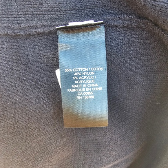 RW&CO. NEW Mens Black Cardigan V Neck Button up W Front Pockets XXL - Picture 6 of 9